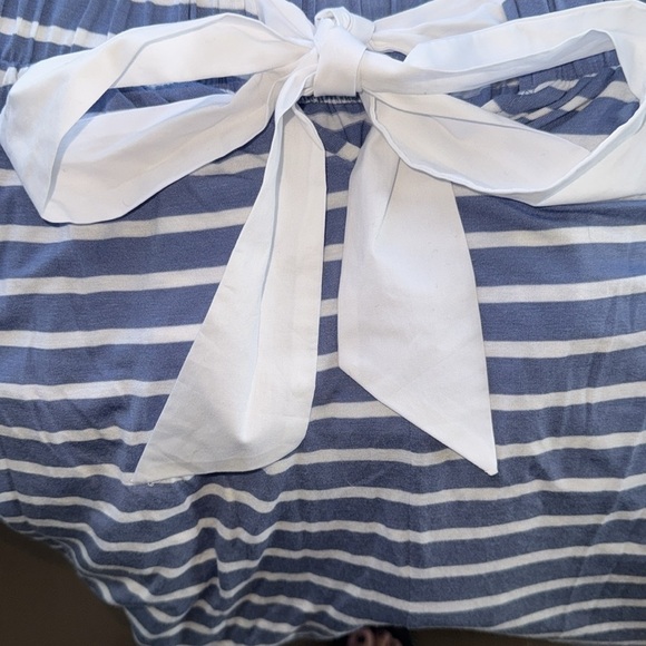 Lane Bryant blouse Striped Off-Shoulder Women's Top 18 20 NEW nautical classic - Picture 2 of 4